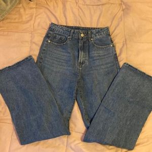 wide leg jeans